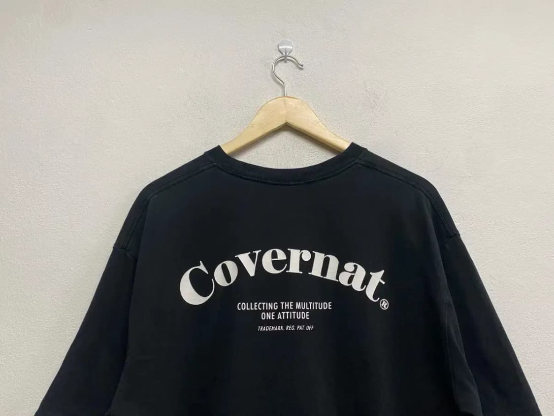 커버낫로고 오버핏 반팔티 M-XL 상품이미지3