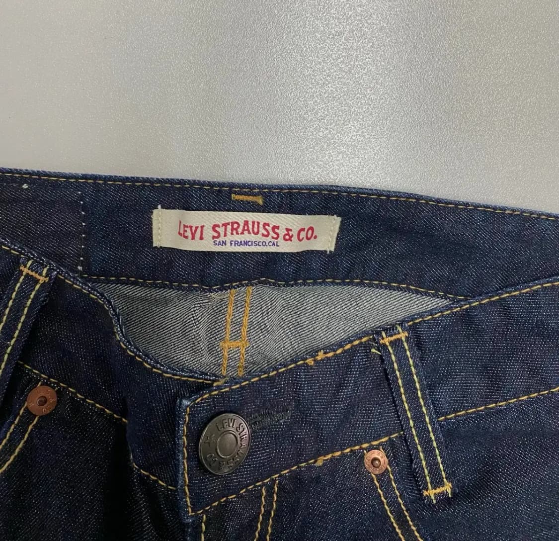 리바이스 진청 생지컬러 데님 팬츠  [28사이즈] 상품이미지5