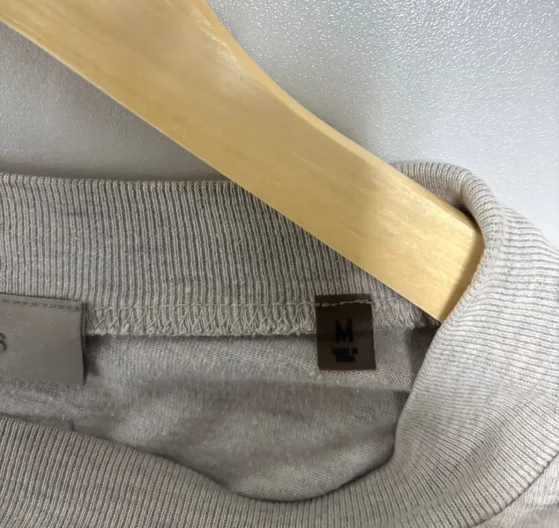 피어오브갓 에센셜 로고 티셔츠 M-L 상품이미지6