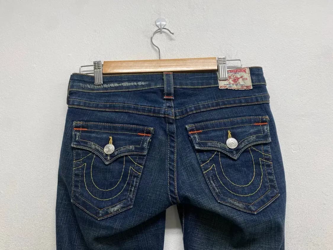 트루릴리젼 부츠컷 워싱 데님 팬츠 [27size] 상품이미지4