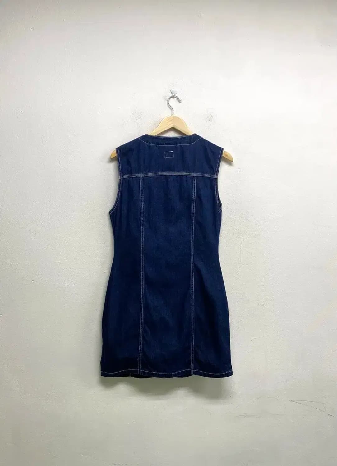 캘빈클라인 CK 민소매 데님 원피스 M 상품이미지3