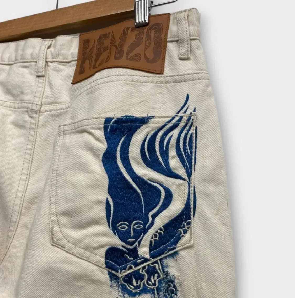 [새상품] 겐조 Y2K 아이보리 데님 팬츠 (31size) 상품이미지3