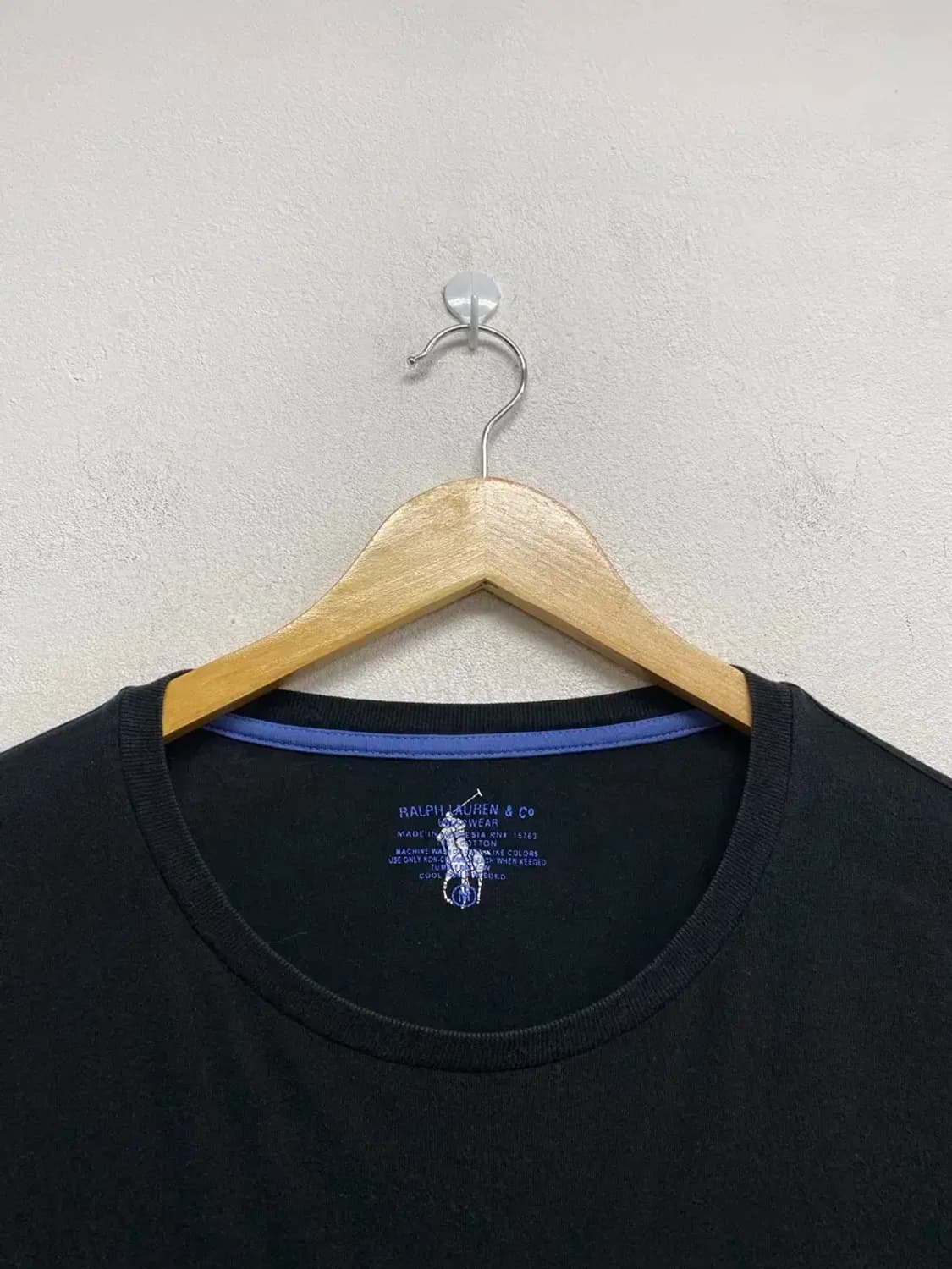 폴로 POLO 랄프로렌 실키 라운드 티셔츠 M-L 상품이미지2