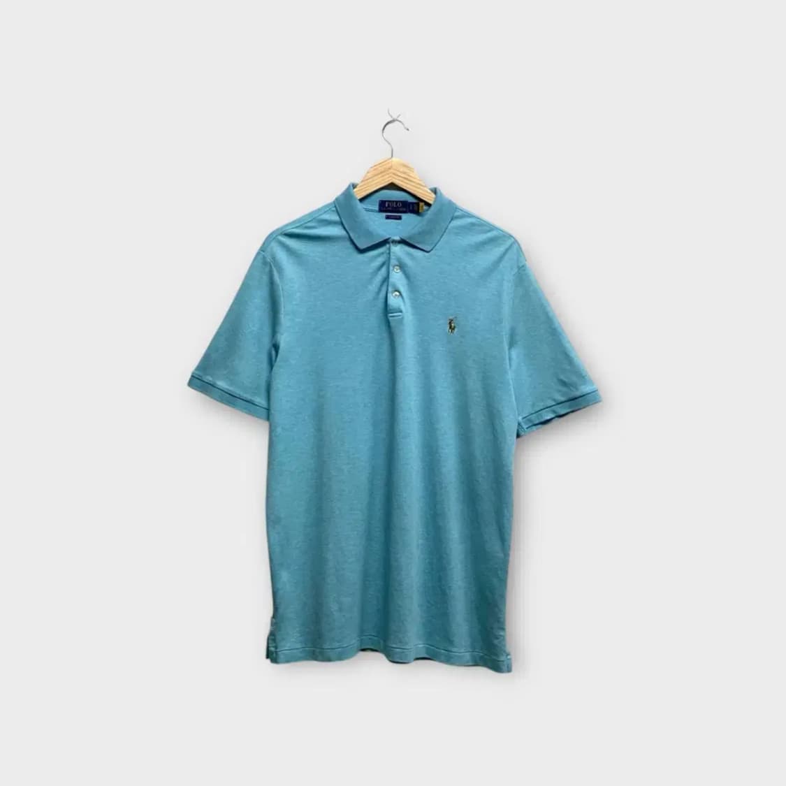 폴로랄프로렌 소프트 코튼 카라넥 반팔티  L 상품이미지1