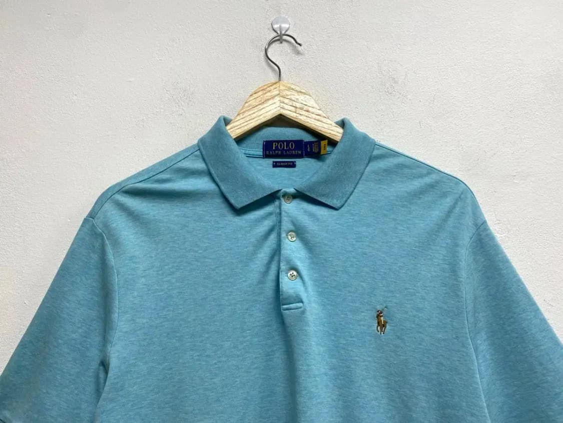 폴로랄프로렌 소프트 코튼 카라넥 반팔티  L 상품이미지3