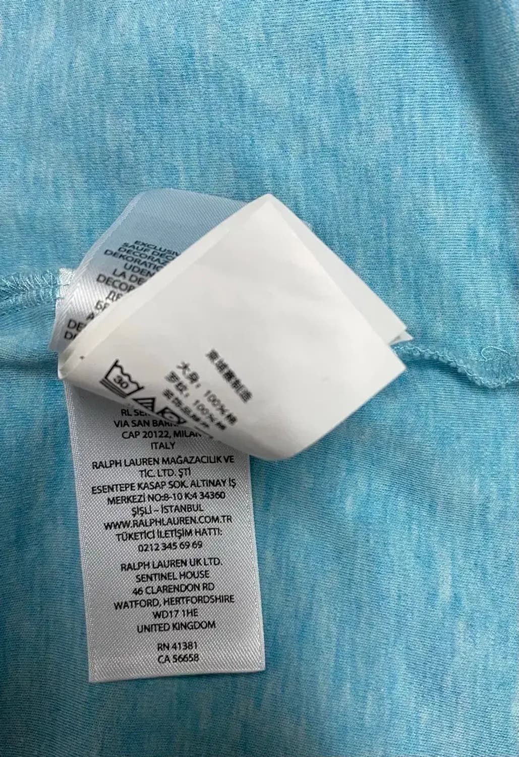 폴로랄프로렌 소프트 코튼 카라넥 반팔티  L 상품이미지6