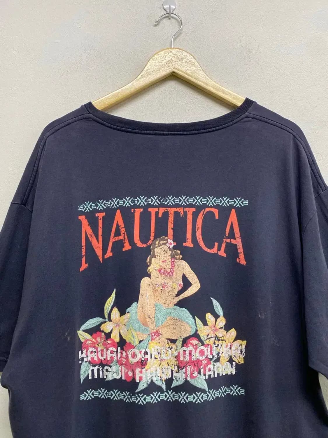 노티카 Hawaii Graphic 빈티지 티셔츠 free 상품이미지4