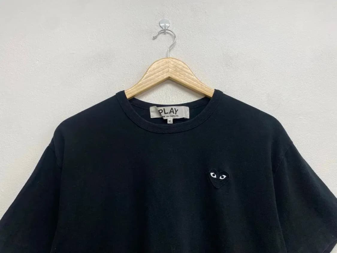 꼼데가르송 플레이 블랙 티셔츠 L 상품이미지2