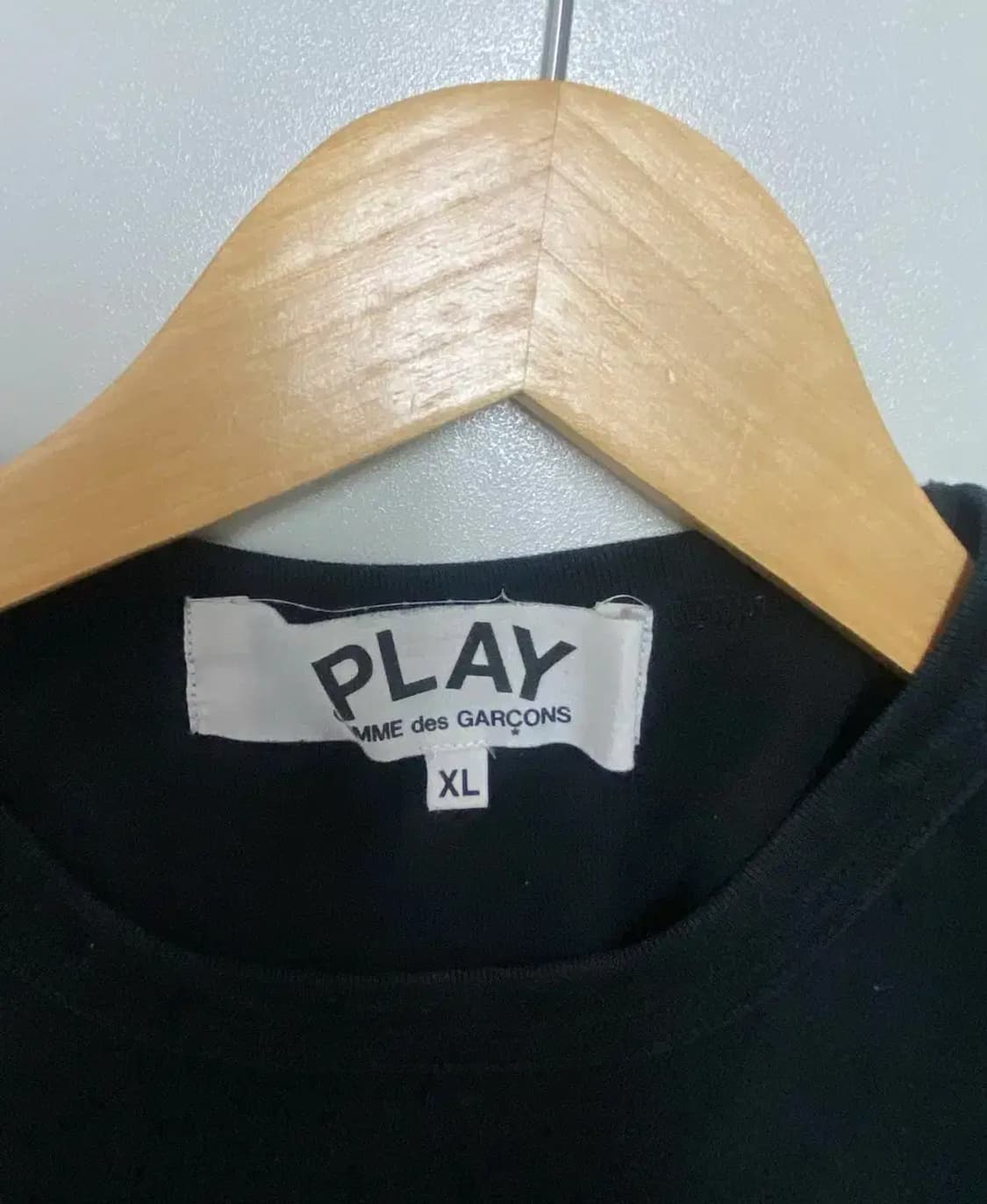 꼼데가르송 플레이 블랙 티셔츠 L 상품이미지5