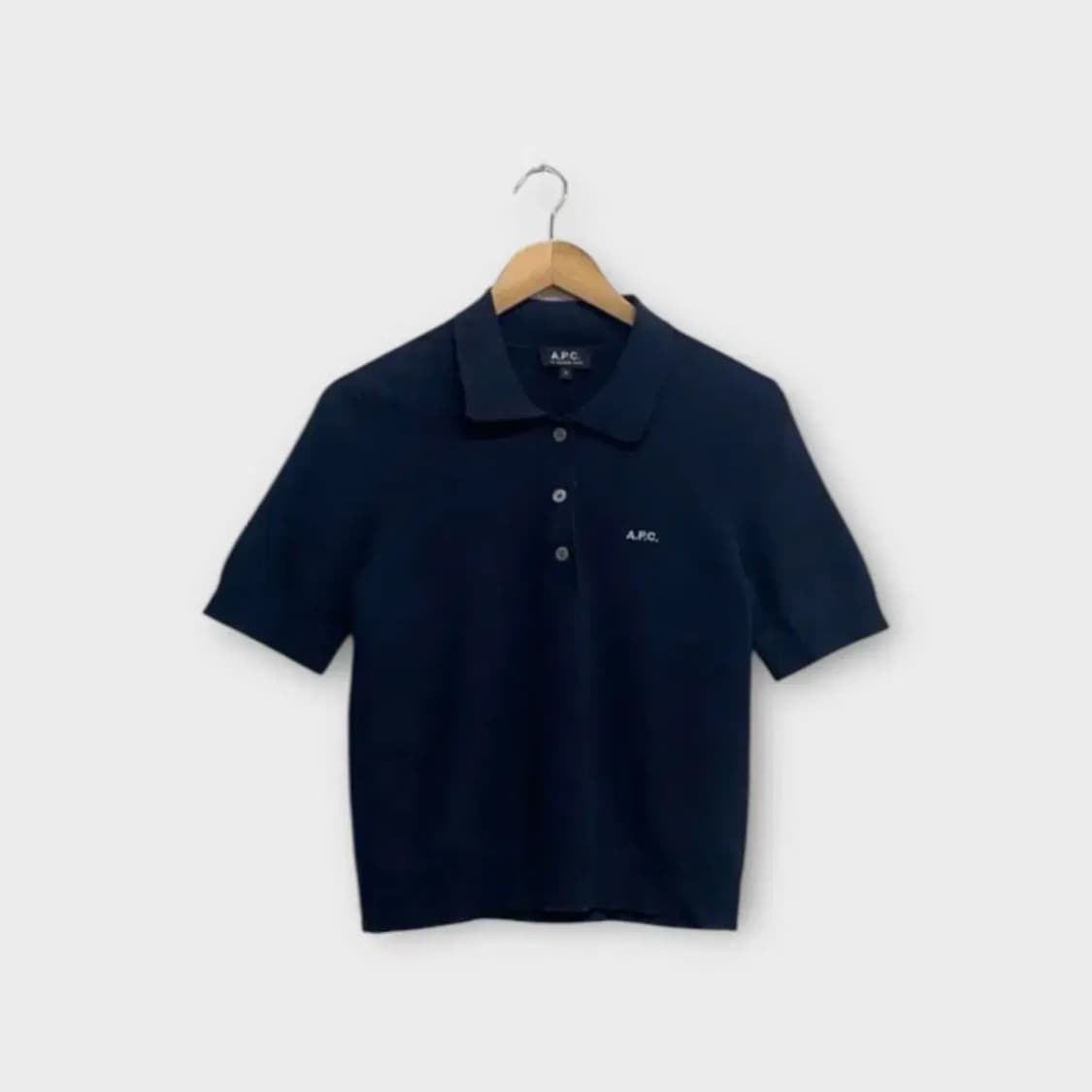 아페쎄 A.P.C. 자수 폴로 티셔츠 S 상품이미지1