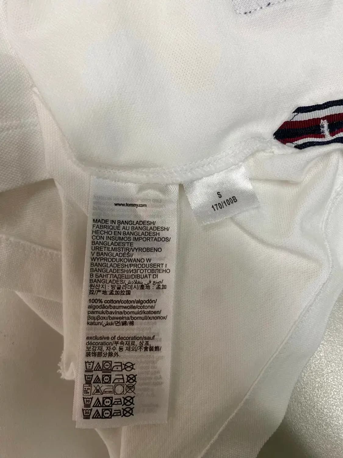 타미힐피거 모노타입 폴로 티셔츠 S-M 상품이미지4