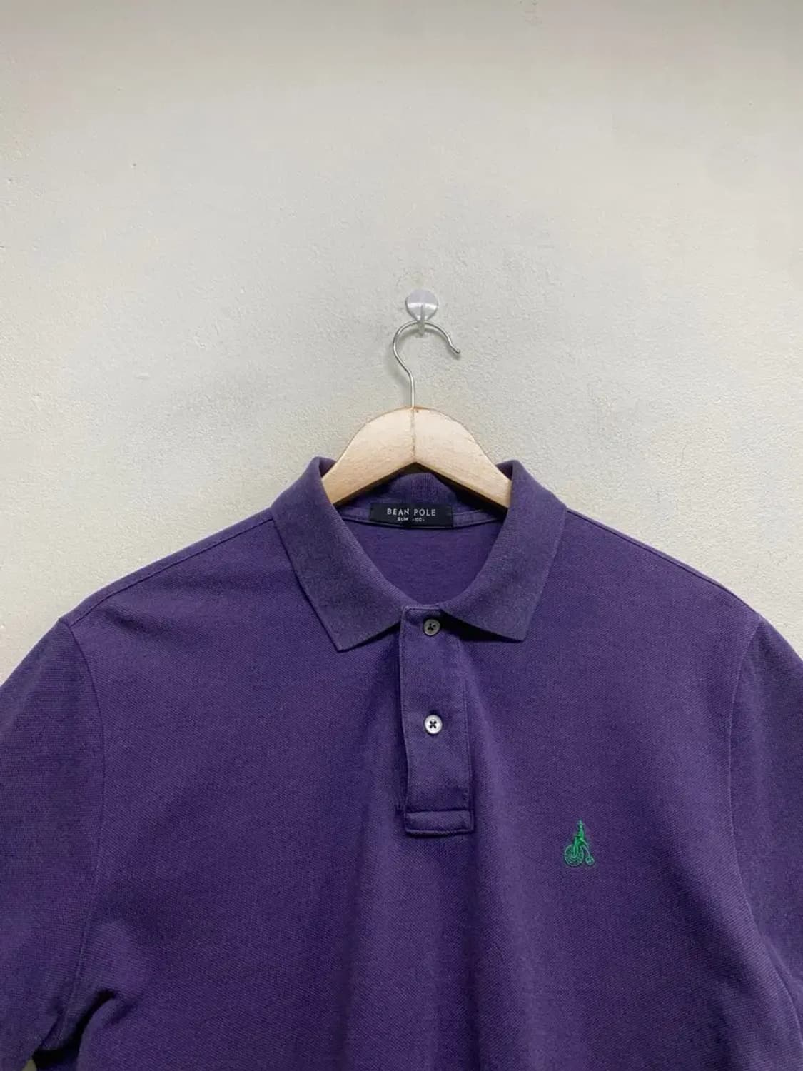 빈폴 퍼플 베이직 피케 티셔츠 L 상품이미지4