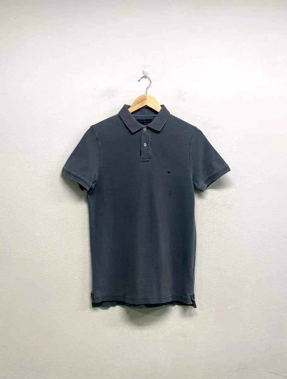 타미힐피거 워싱그레이 폴로 티셔츠 S 상품이미지1