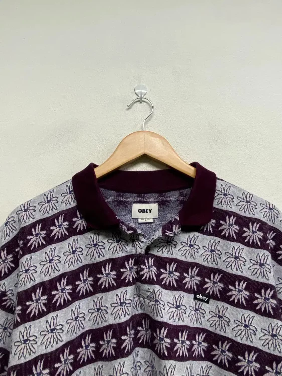 오베이 OBEY 빈티지 Flower Shirt- free 상품이미지3