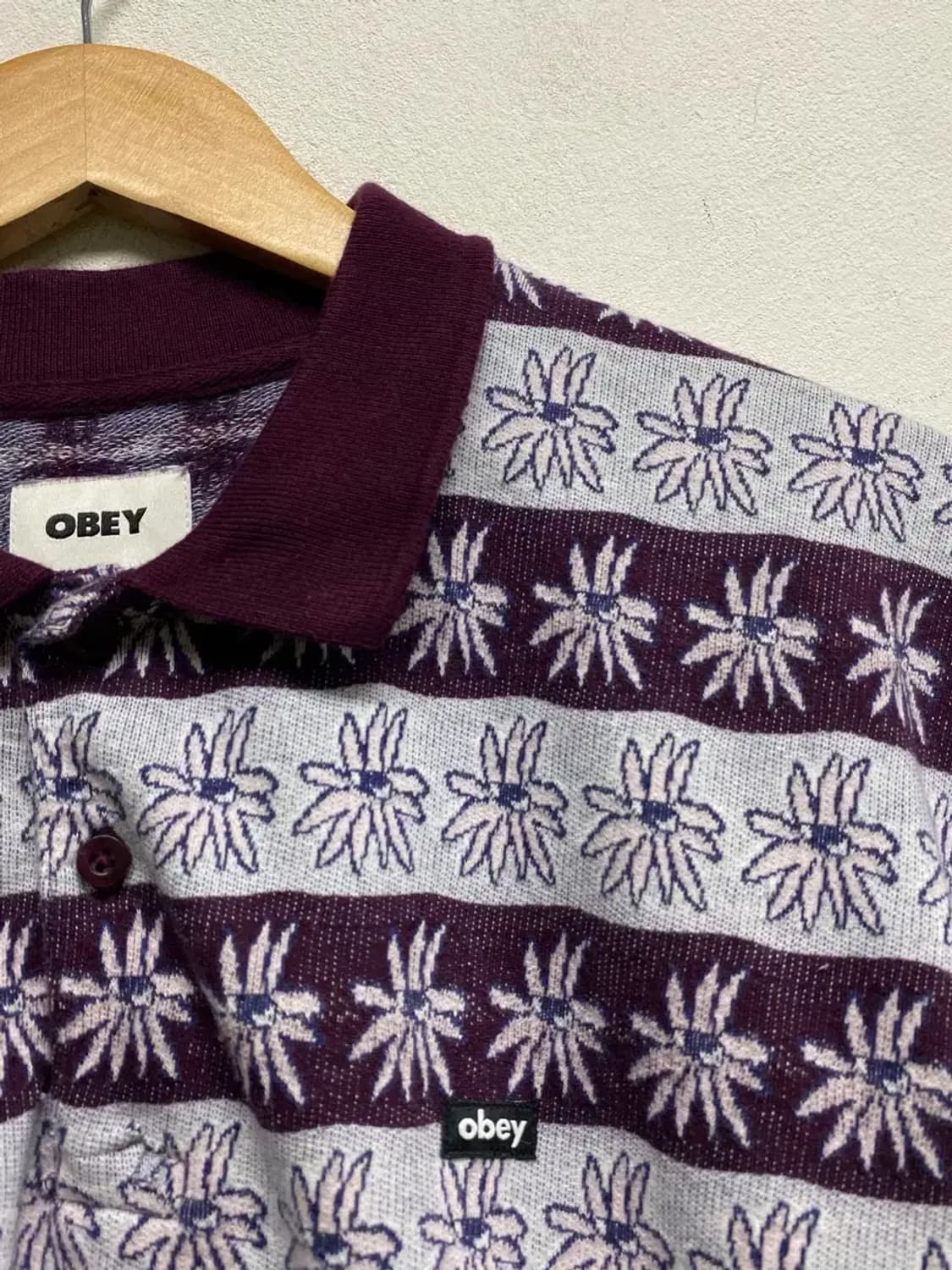 오베이 OBEY 빈티지 Flower Shirt- free 상품이미지5