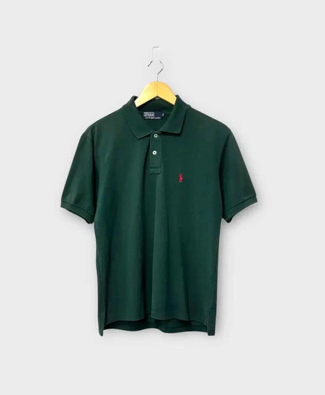 폴로랄프로렌 그린 반팔 피케셔츠 S-M 상품이미지1