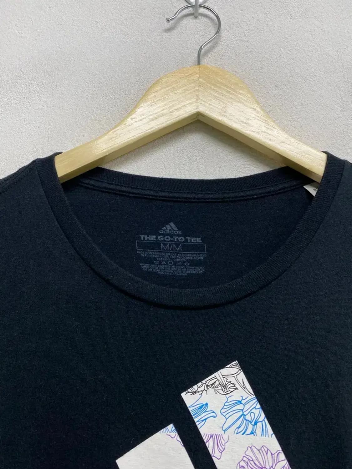 아디다스 플라워 라운드 티셔츠 M 상품이미지4