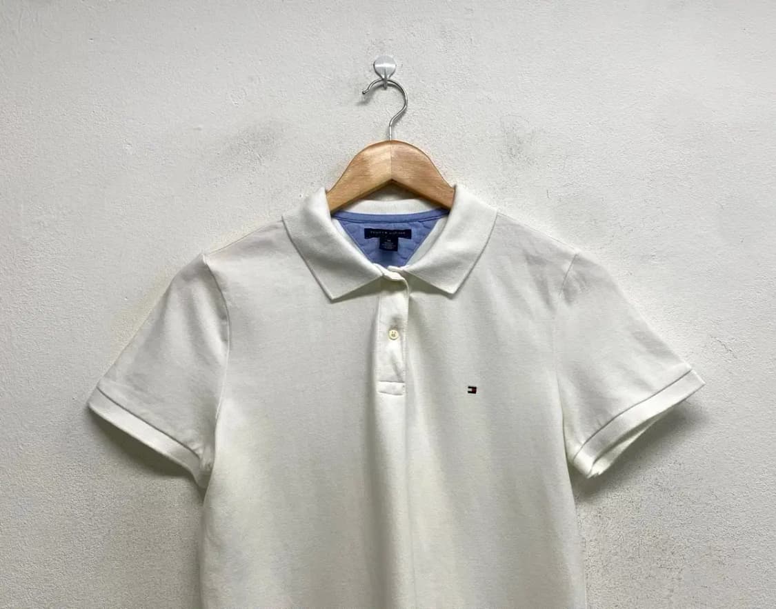 타미힐피거 화이트 폴로셔츠 M 상품이미지2