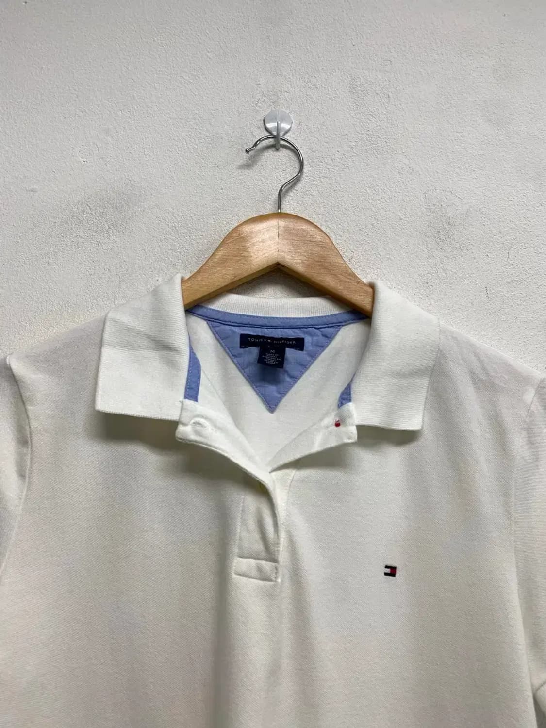 타미힐피거 화이트 폴로셔츠 M 상품이미지4