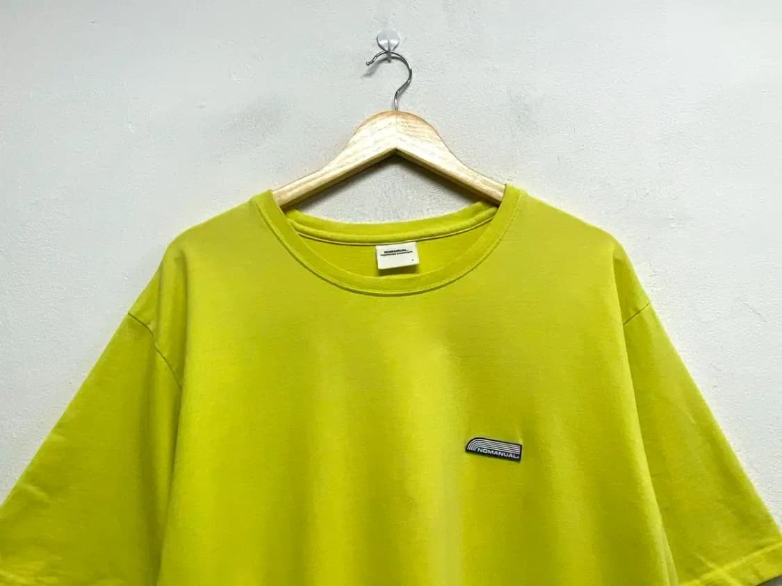 노메뉴얼 NEON GREEN  T-SHIRT - XL 상품이미지2