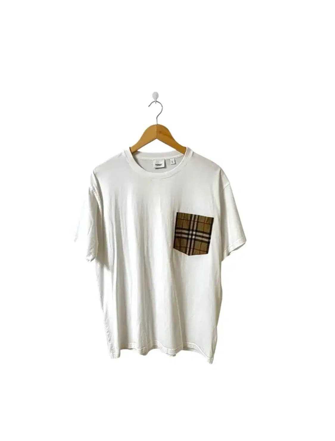 24SS 버버리 체크포켓 티셔츠 XL 상품이미지1