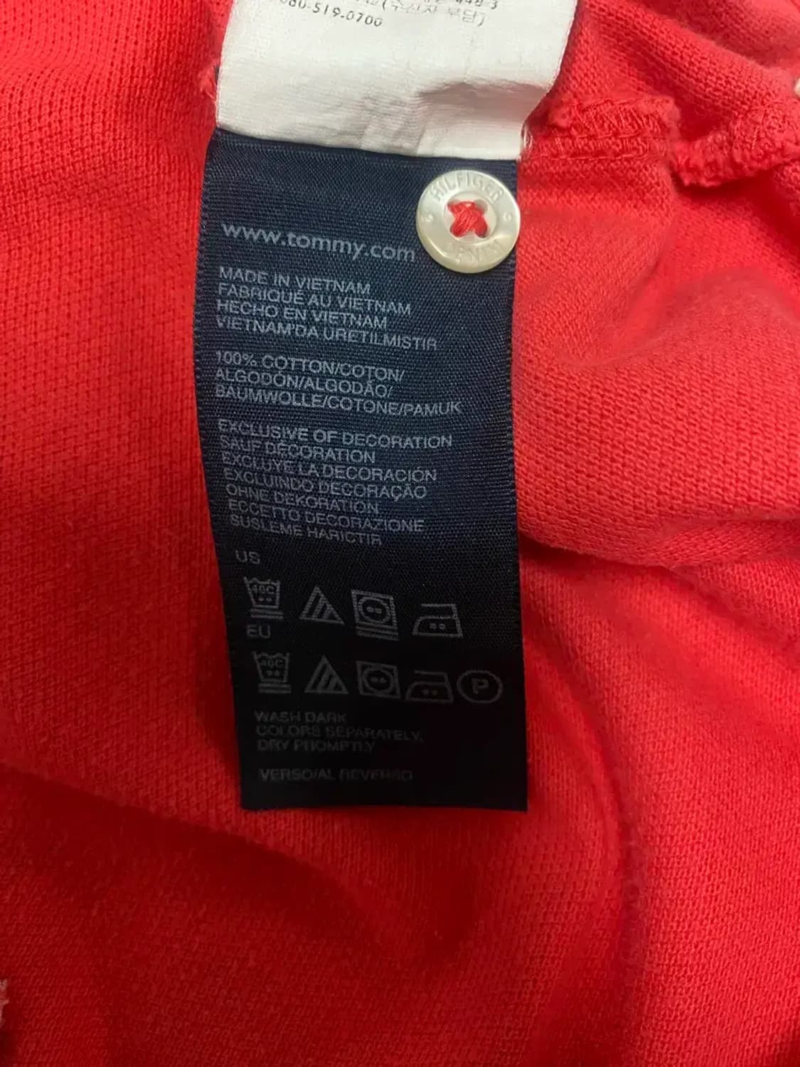 타미힐피거데님 PK 피케 반팔티 S 상품이미지5