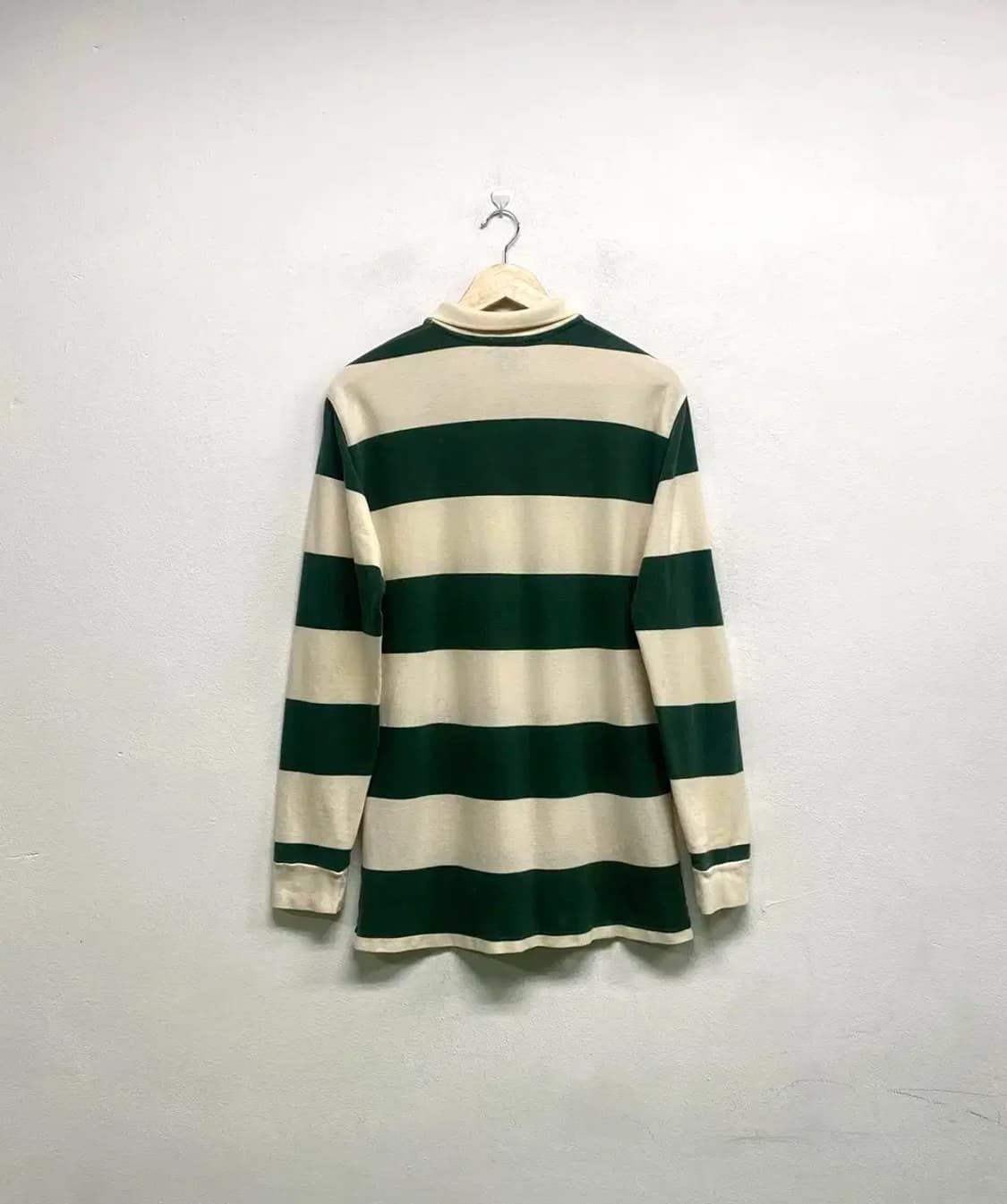 폴로 스트라이프 카라 그린 티셔츠 S-M 상품이미지4