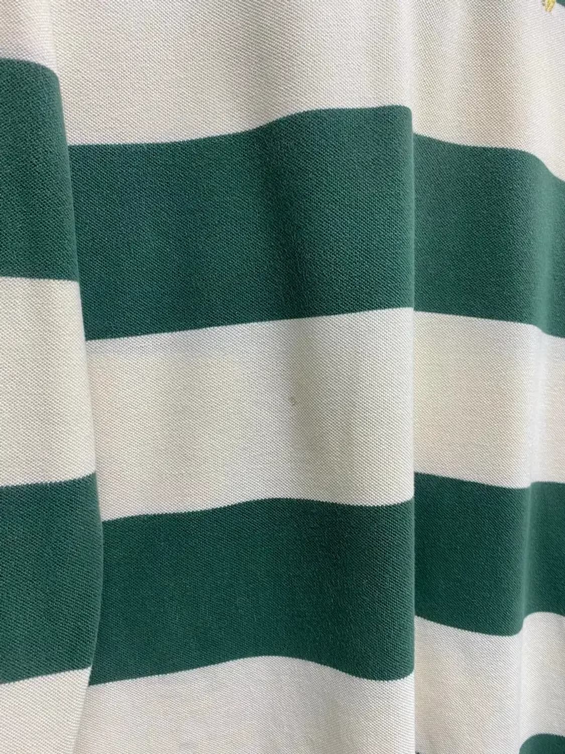 폴로 스트라이프 카라 그린 티셔츠 S-M 상품이미지5