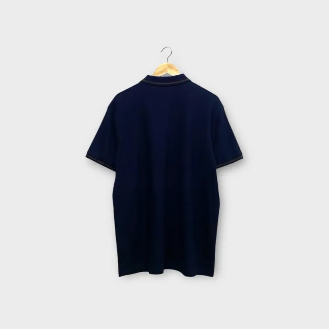 [실착1회]에르메네질도제냐 PK 네이비 반팔XL-2XL 상품이미지3