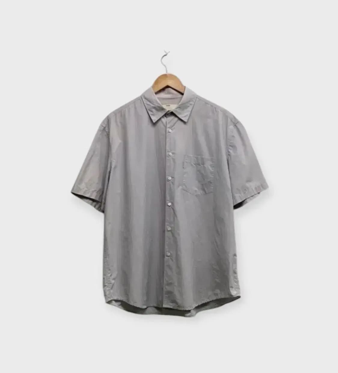포터리 그레이 실버 워시드 셔츠 L 상품이미지1