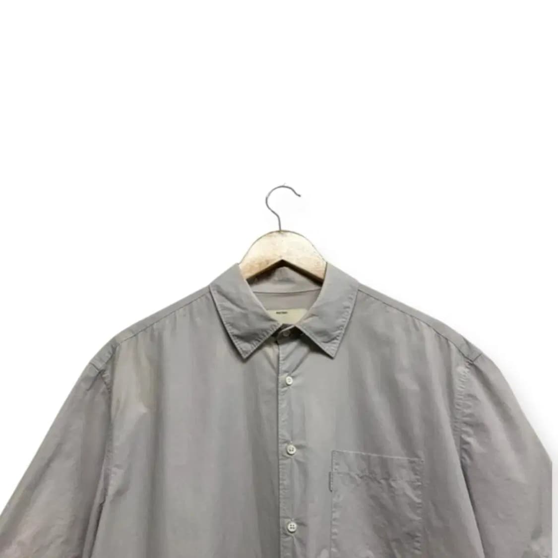 포터리 그레이 실버 워시드 셔츠 L 상품이미지2