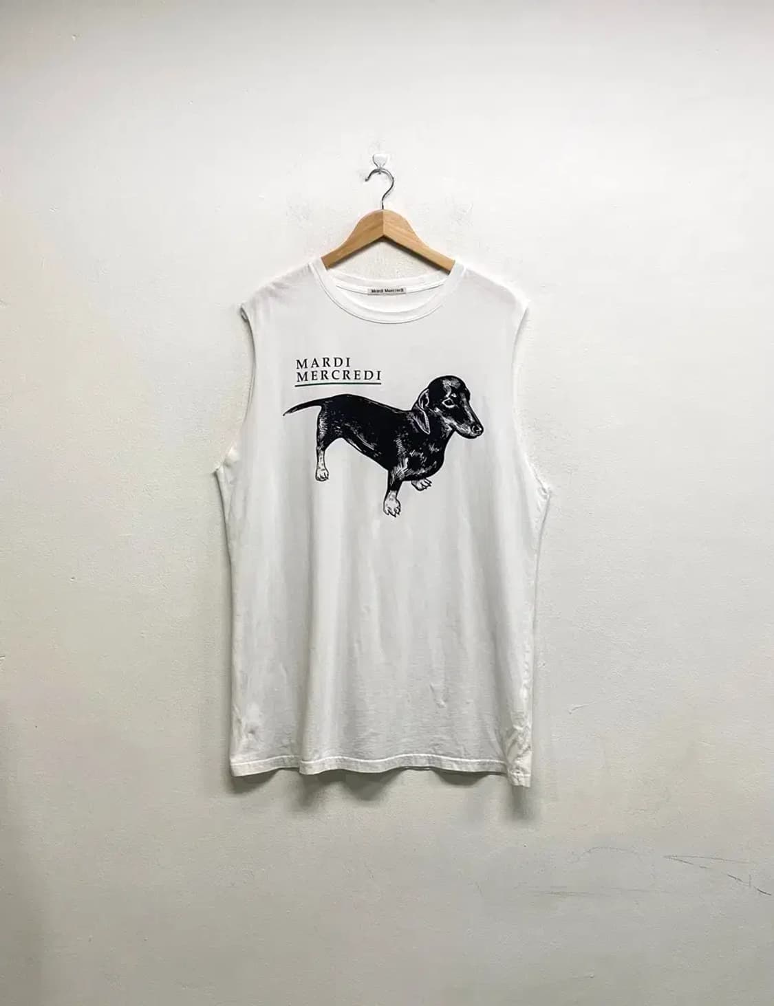 마르디메크르디 도그 나시 티셔츠  free 상품이미지1