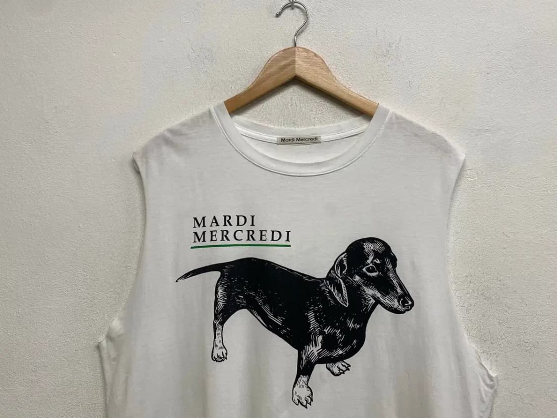 마르디메크르디 도그 나시 티셔츠  free 상품이미지2