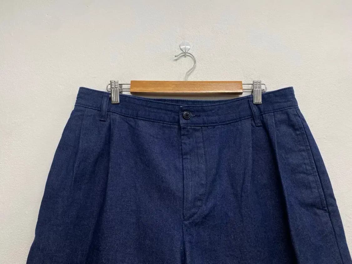 자라 와이드핏 투턱 데님 팬츠-32size 상품이미지2