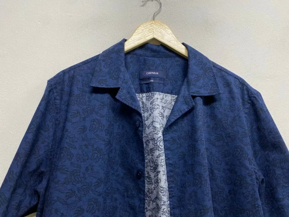 플라워패턴 오픈 아우터 셔츠 L-XL 상품이미지4