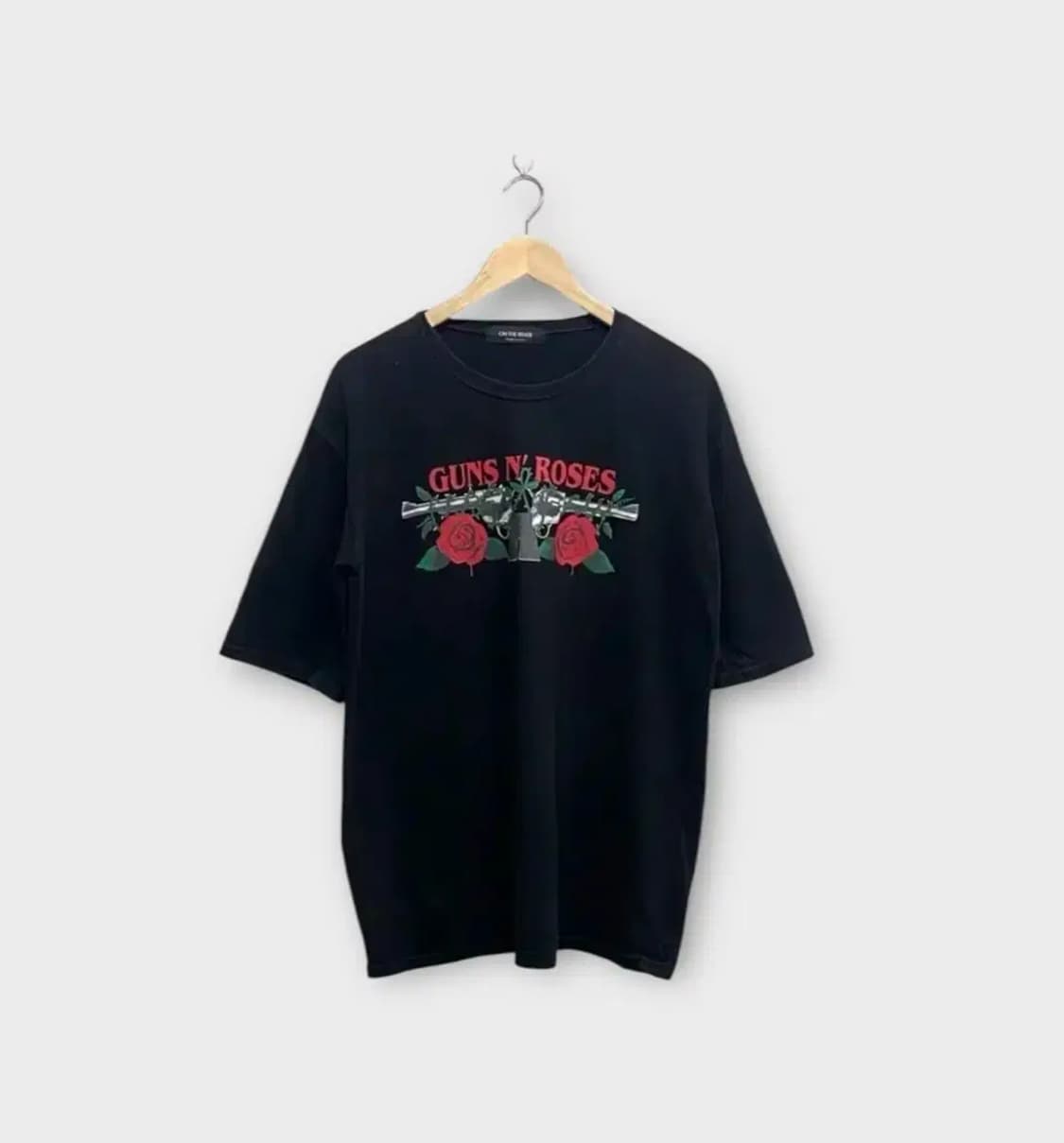 공용 레트로 건앤로즈 오버핏 반팔티 L 상품이미지1