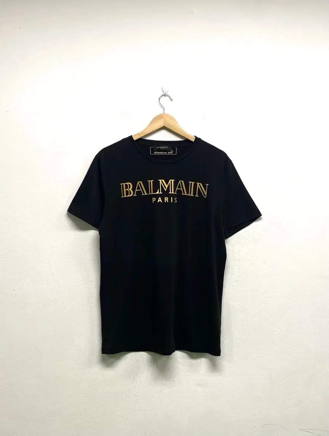 발망 메탈릭로고 코튼 티셔츠 L-XL 상품이미지1