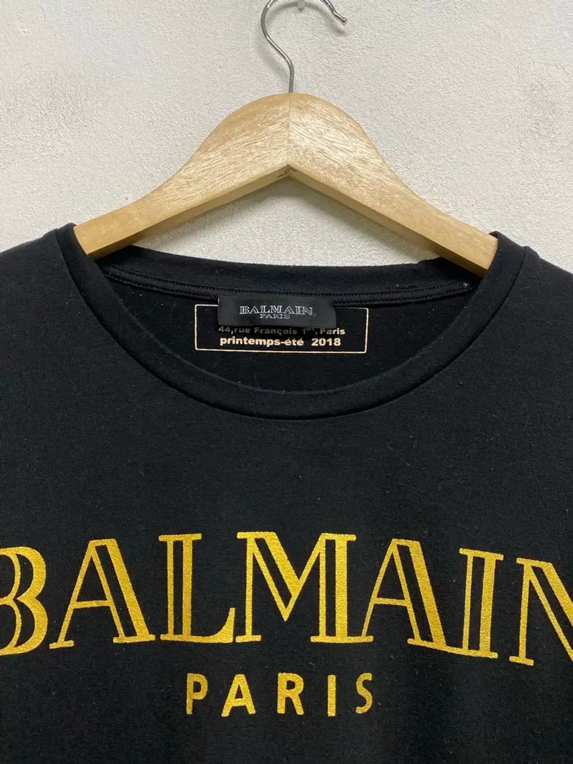 발망 메탈릭로고 코튼 티셔츠 L-XL 상품이미지3