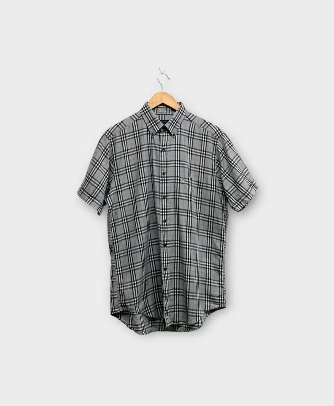 버버리 그레이 노바체크 셔츠남방 M-L 상품이미지1