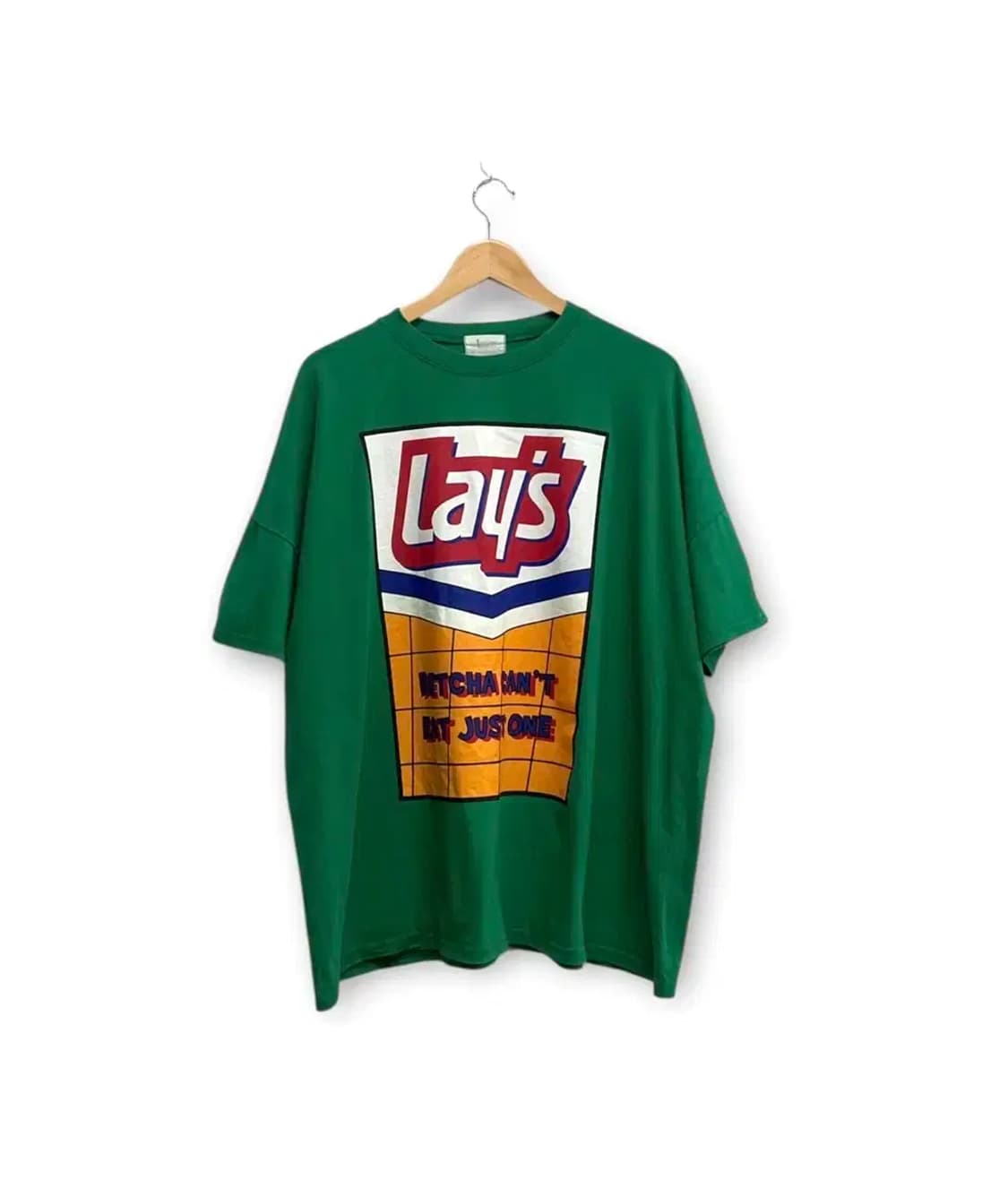 Lays 심볼 빈티지 그린티셔츠 free (공용) 상품이미지1