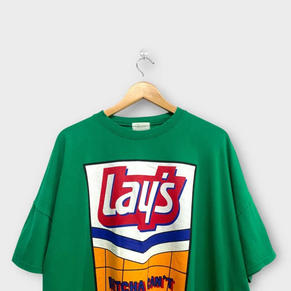 Lays 심볼 빈티지 그린티셔츠 free (공용) 상품이미지2