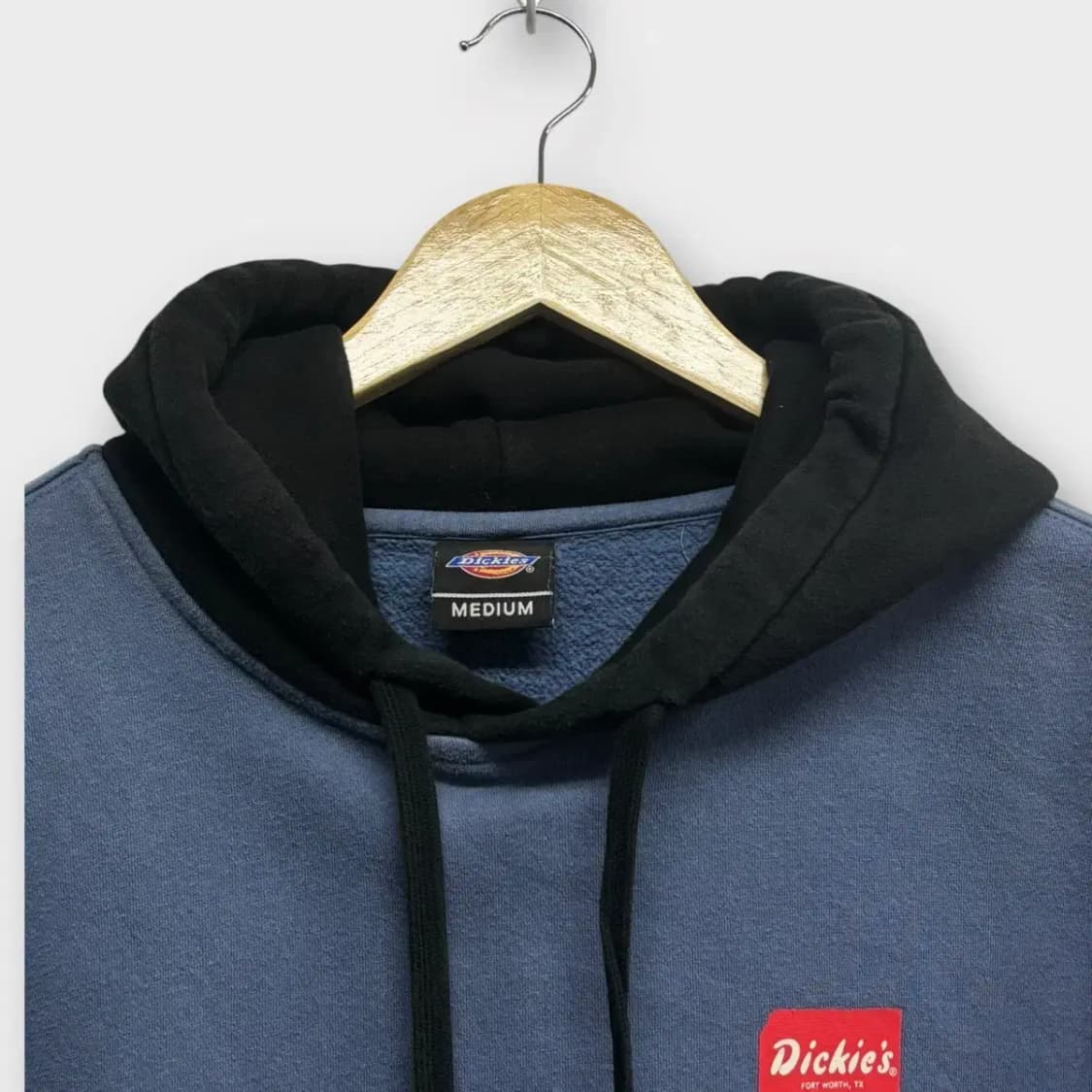 디키즈 Dickies 배색 빈티지 후드 기모티 M 상품이미지5