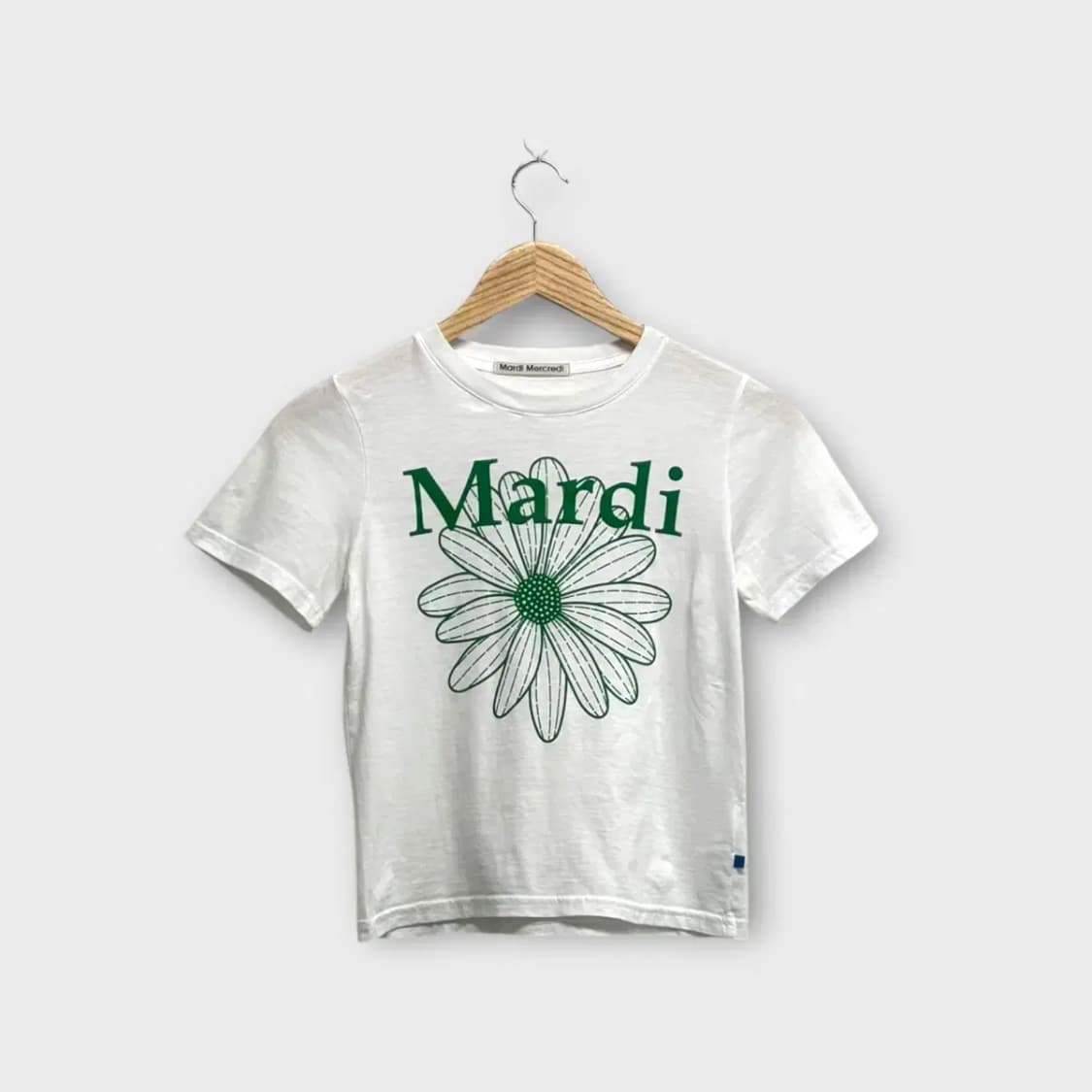 마르디메크르디 플라워 크롭 티셔츠 -XS 상품이미지1
