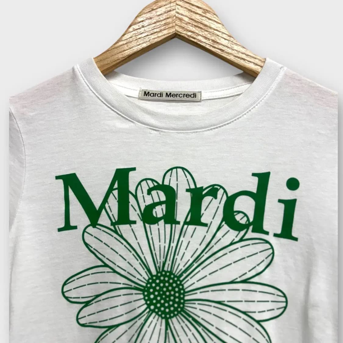 마르디메크르디 플라워 크롭 티셔츠 -XS 상품이미지2