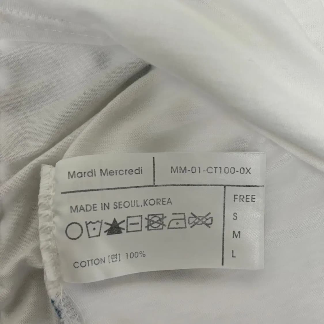 마르디메크르디 플라워 크롭 티셔츠 -XS 상품이미지4