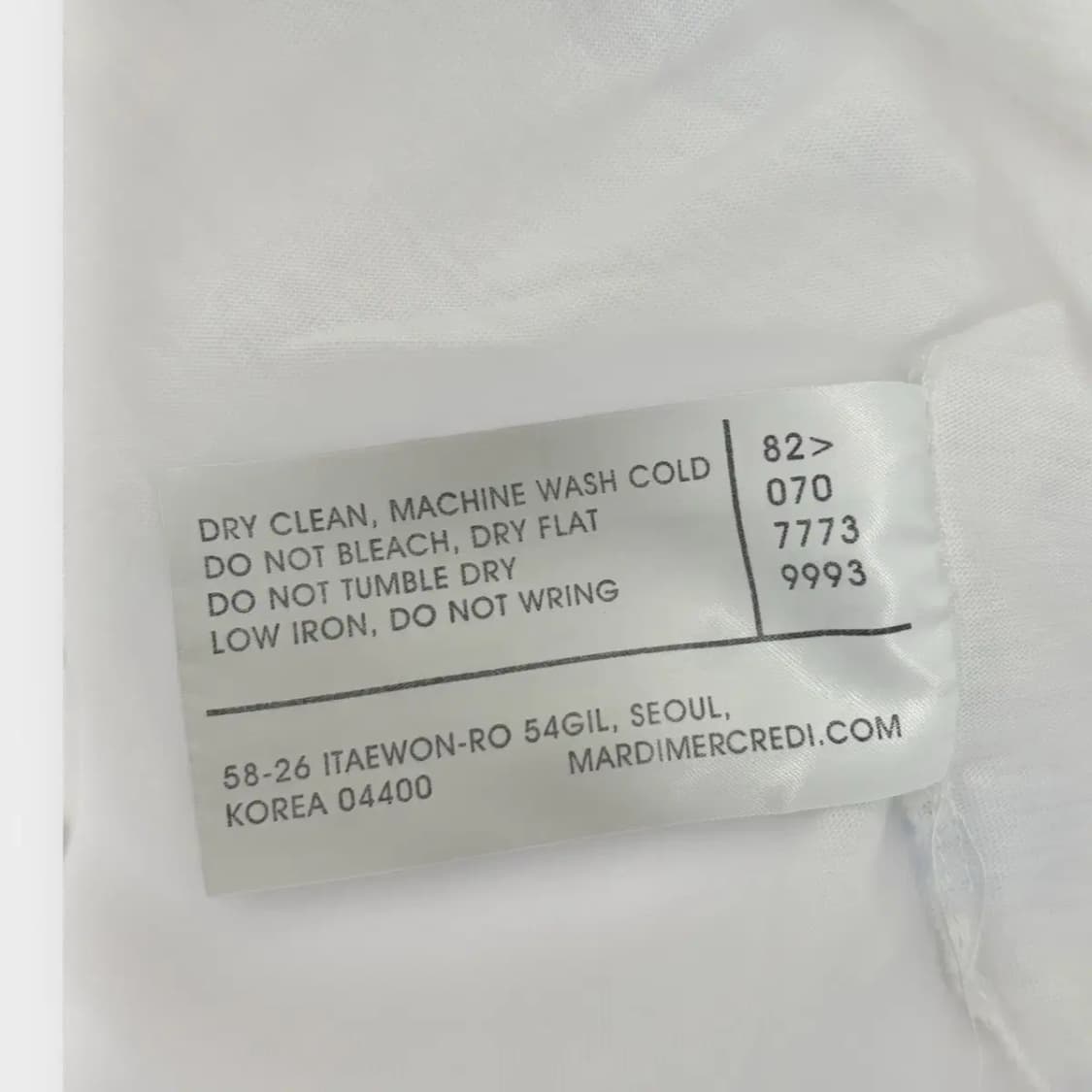 마르디메크르디 플라워 크롭 티셔츠 -XS 상품이미지5