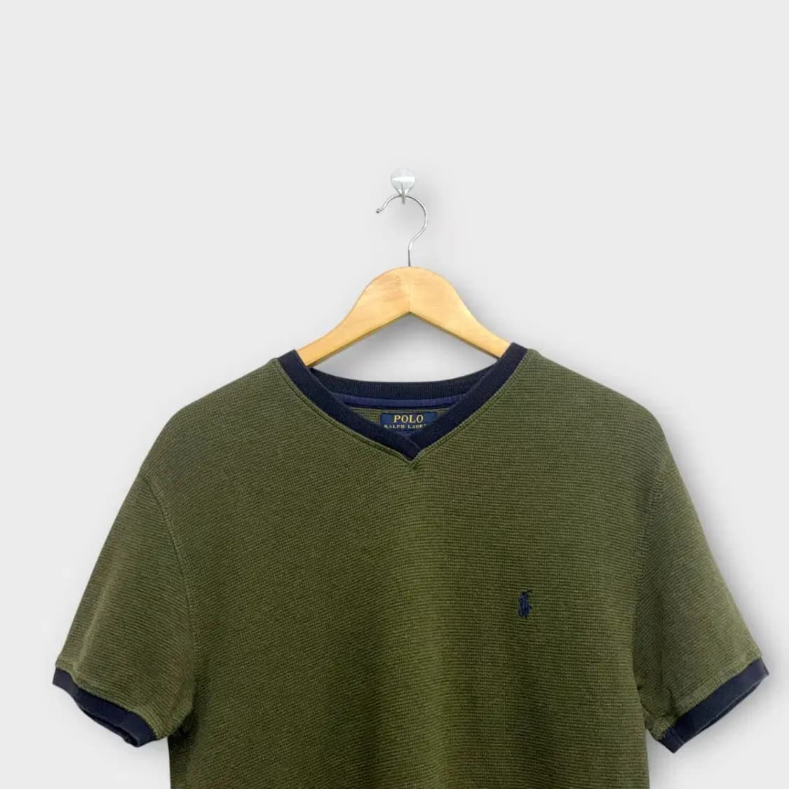 폴로랄프로렌 카키색 와플 티셔츠 M 상품이미지2