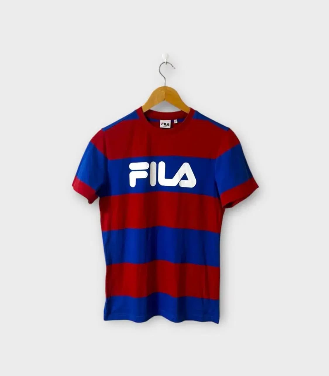 [품절제품]휠라 스트라이프 반팔 라운드티 S 상품이미지1