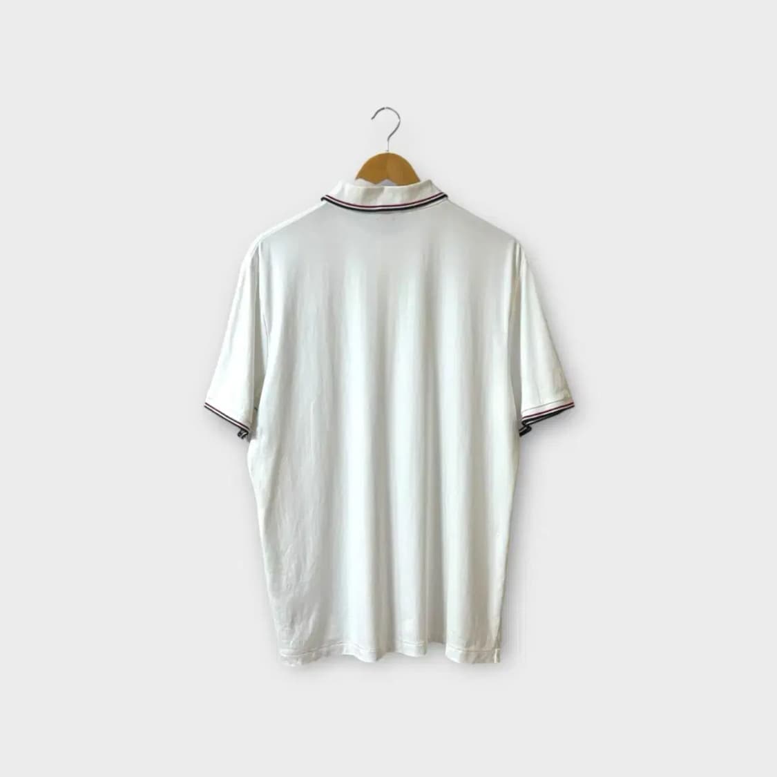 폴로 랄프로렌 화이트 카라 티셔츠 L 상품이미지3