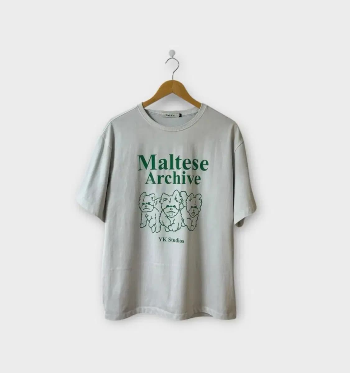 와이케이 WAIKEI 말티즈 아카이브 오버핏 티셔츠 2 상품이미지1